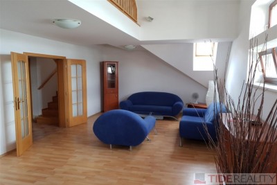 Rent of split level fully furnished apartment, Baranova st., Prague 3 Vinohrady