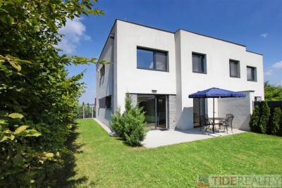 RENTED. Rent of brand new semidetached house, Pod Vysokou mezi st., Prague 5, Slivenec