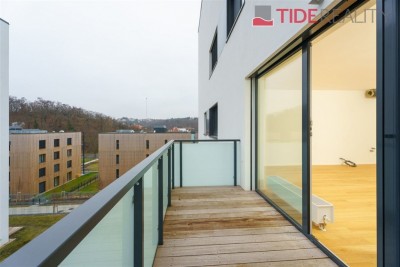 Klamovka Villapark, modern 1 bedroom apartment, 58 m2 + balcony of 8 m2 and a garage!