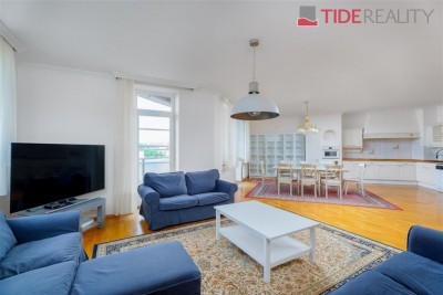 Pronájem velkého zařízeného bytu v komplexu Hvězda, Na Okraji, Veleslavín, Praha 6