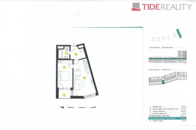 Moderní novostavba bytu 2+kk s lodžií, 3.NP, Na Máchovně, Beroun, 85% ceny platíte až v r. 2027 po kolaudaci!