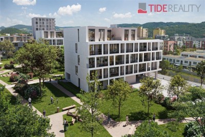 Novostavba moderního bytu 1+kk, 2.NP, dokončení 2027, Beroun.