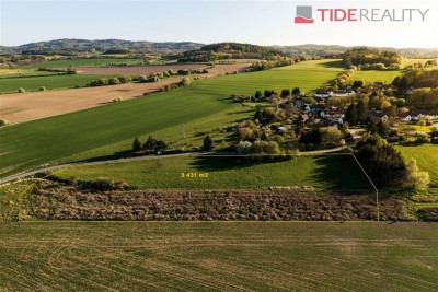 Prodej pozemku 9341 m2, Lidkovice, Sedlec Prčice