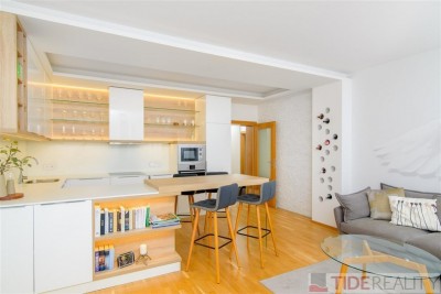Rent of fully furnished apartment 2+kk, 54 m2 + balcony 4 m2. Garage! Prague 5, Plzeňská ul.